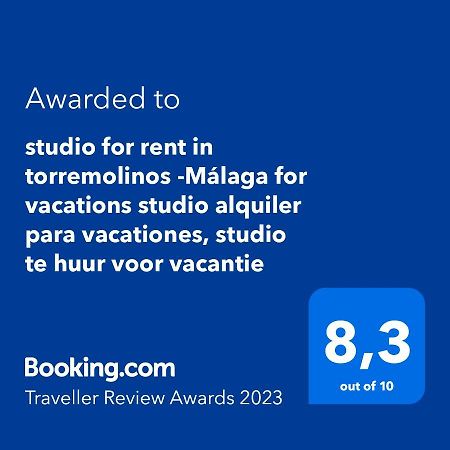 Studio For Rent In Torremolinos -Malaga For Vacations Studio Alquiler Para Vacationes, Studio Te Huur Voor Vacantie Calle Rio Mesa 5 Apartman Kültér fotó